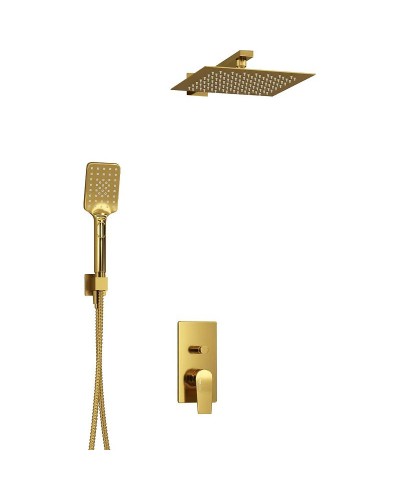 Душевая система WasserKRAFT А55201 Золото матовое