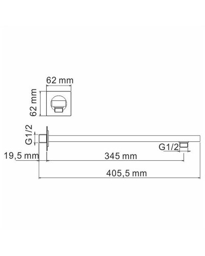 Душевая система WasserKRAFT А55201 Золото матовое