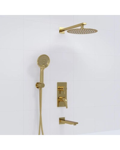 Душевая система WasserKRAFT А71208 Золото