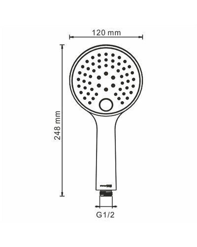 Душевая система WasserKRAFT А71208 Золото