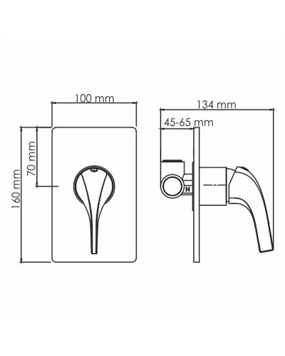 Душевая система WasserKRAFT А71183 Золото