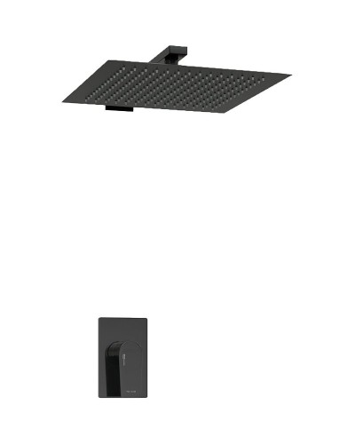 Душевая система WasserKRAFT А66181 Черный глянец