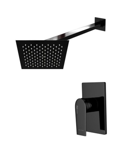 Душевая система WasserKRAFT А66181 Черный глянец