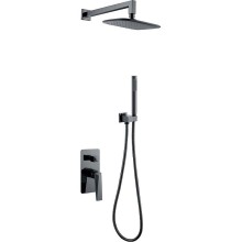 Душевая система Boheme Venturo 374-SGM Оружейная сталь глянцевая