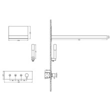 Душевая система Boheme Fusion 130-MW Белая матовая