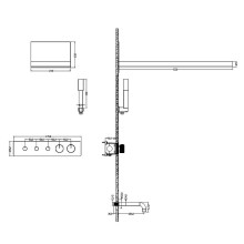 Душевая система Boheme Fusion 131-2-CR с термостатом Хром