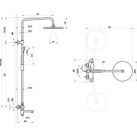 Душевая система Ravak DS X07P642 Хром