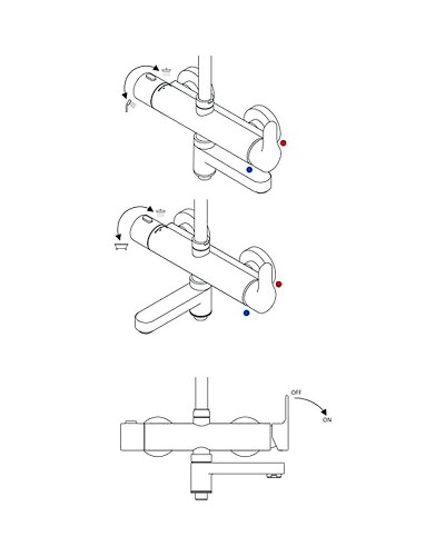 Душевая система Ravak DS X07P642 Хром