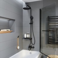 Душевая система Iddis Ray RAYMS3Fi76 Черная матовая