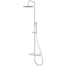 Душевая система Paffoni Mini Birillo ZCOL638LIQBO с термостатом Белая матовая