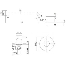 Душевая система Paffoni Light KITLIG011CRKING Хром