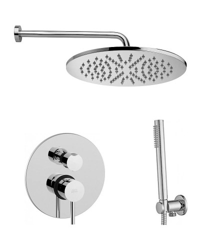 Душевая система Paffoni Light KITLIG018CRKING Хром