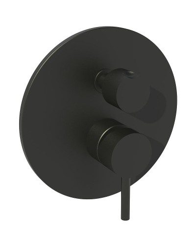 Душевая система Paffoni Light KITLIG018NOKING Черная матовая