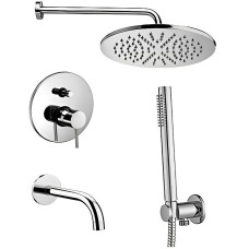 Душевая система Paffoni Light KITLIG019CR139 Хром