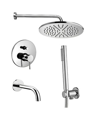 Душевая система Paffoni Light KITLIG019CR139 Хром