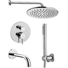 Душевая система Paffoni Light KITLIG019CR141 Хром