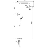 Душевая система Vidima Balance BA274AA