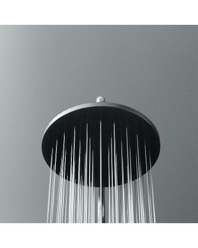 Душевая система Damixa Option DX218091300 с термостатом Черная матовая