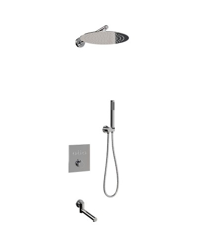 Душевая система RGW Shower Panels SP-370 511408370-01 с термостатом Хром