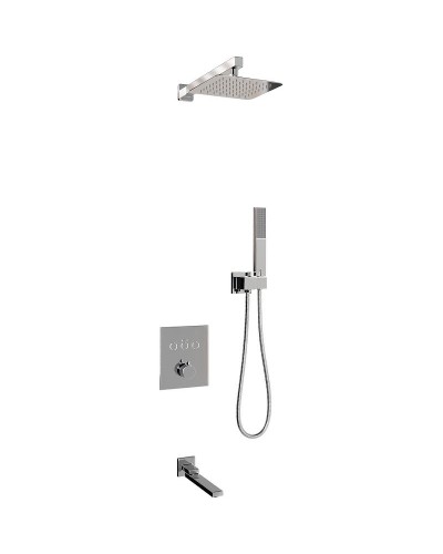 Душевая система RGW Shower Panels SP-371 511408371-01 с термостатом Хром