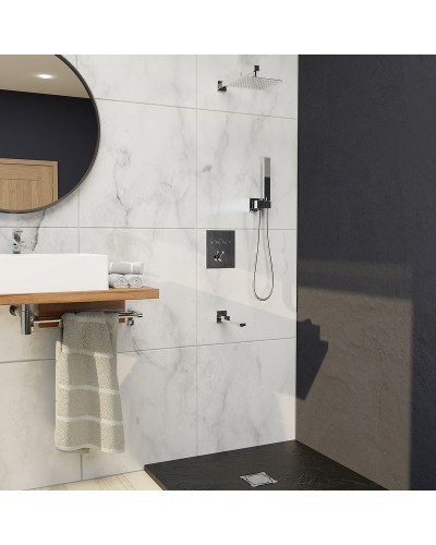 Душевая система RGW Shower Panels SP-371 511408371-01 с термостатом Хром