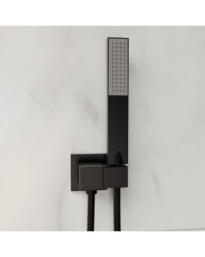 Душевая система RGW Shower Panels SP-371B 511408371-04 с термостатом Черная матовая