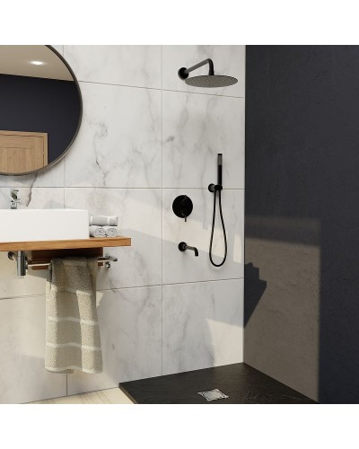 Душевая система RGW Shower Panels SP-55B 51140855-04 Черная матовая