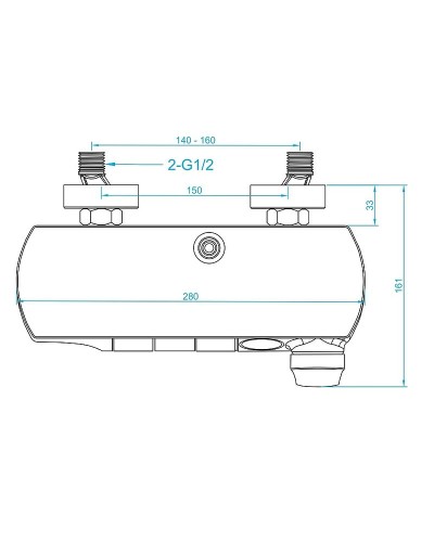 Душевая система RGW Shower Panels SP-33B 51140133-04 Черная матовая