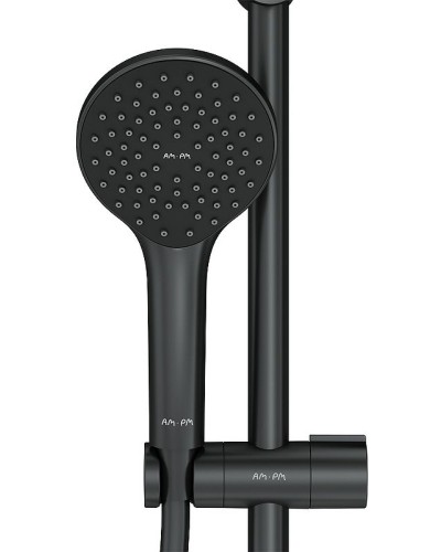 Душевая система AM.PM Sunny F0785C922 Черная матовая