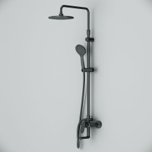 Душевая система AM.PM Sunny F0785C922 Черная матовая