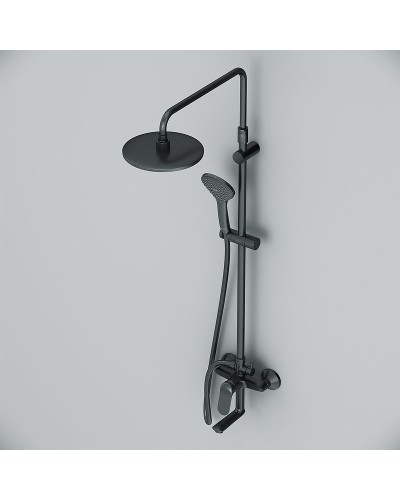 Душевая система AM.PM Sunny F0785C922 Черная матовая