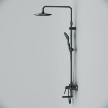 Душевая система AM.PM Sunny F0785C922 Черная матовая