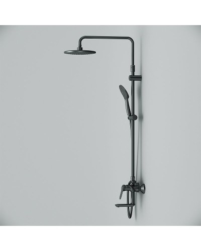 Душевая система AM.PM Sunny F0785C922 Черная матовая