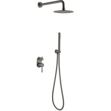 Душевая система Boheme Uno 464-GM Оружейная сталь