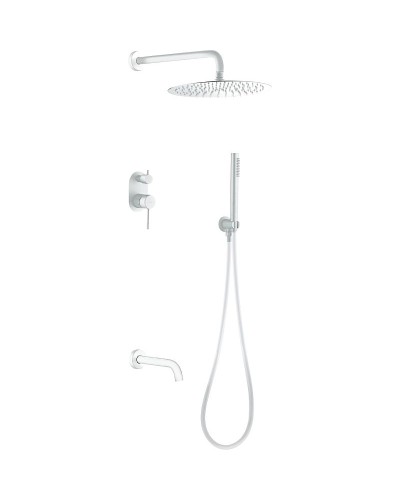 Душевая система Boheme Uno 464-2-MW Белая матовая