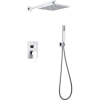 Душевая система Abber Weiss Insel AF8018W Белая Хром