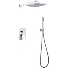 Душевая система Abber Weiss Insel AF8018W Белая Хром