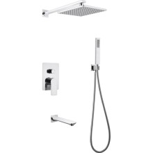 Душевая система Abber Weiss Insel AF8017 Хром