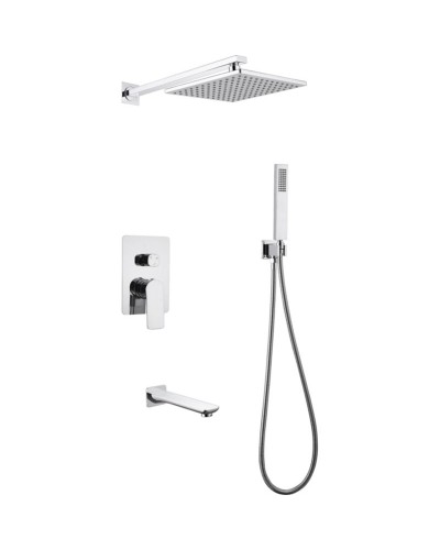 Душевая система Abber Weiss Insel AF8017 Хром