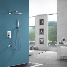 Душевая система Abber Weiss Insel AF8017 Хром