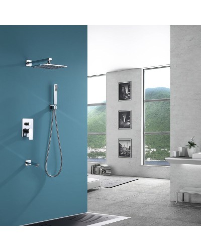 Душевая система Abber Weiss Insel AF8017 Хром