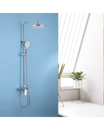 Душевая система Abber Weiss Insel AF8020 Хром