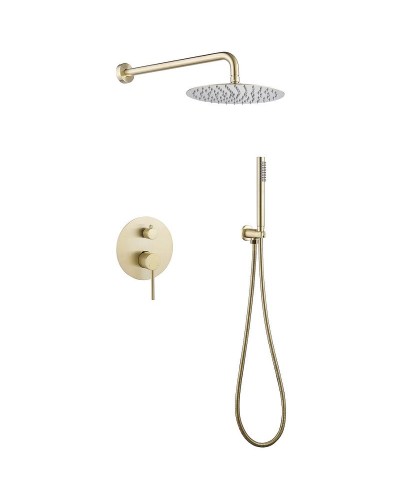 Душевая система Abber Emotion AF8818G Золото матовое