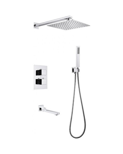 Душевая система Abber Daheim AF8250 с термостатом Хром