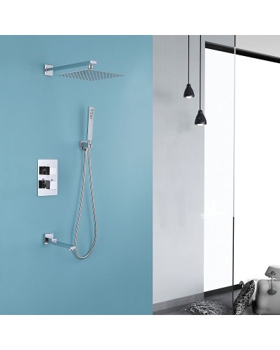 Душевая система Abber Daheim AF8250 с термостатом Хром
