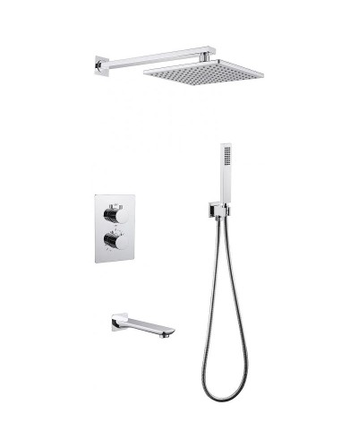 Душевая система Abber Insel AF8050 с термостатом Хром