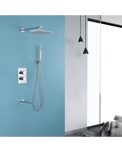 Душевая система Abber Insel AF8050 с термостатом Хром