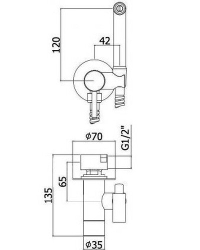 Душевой комплект Paffoni Light KITZCOL632NO110 из душевой системы с гигиеническим душем Черная матовая
