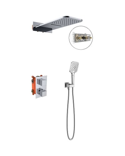 Душевая система Vincea VSFW-103TCH с термостатом Хром