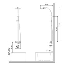 Душевая система Noken Bend Mix N720000152